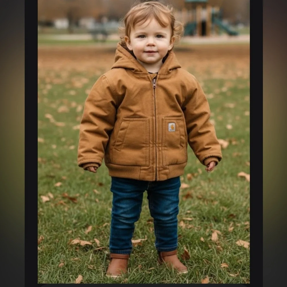 Carhartt Tan Hooded Jacket